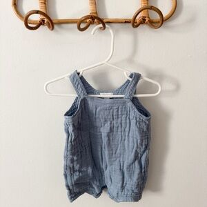 Angel Dear organic cotton muslin romper 3-6m